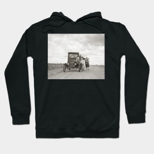 On The Road, 1937. Vintage Photo Hoodie